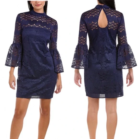 chinese dress ladies Trina Turk Women's Lace Cocktail Dress, Black at Amazon Women's Clothing  store